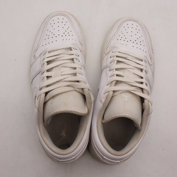 Nike Air Jordan 1 Low Men\'s Size 8 Triple White Shoes Sneakers 2022 553558-136 main image 8